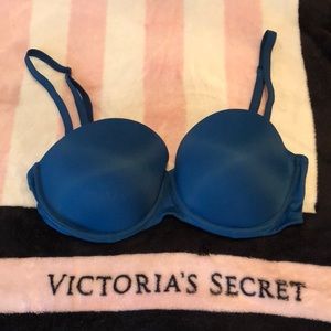 Pink Victoria Secret Push Up Strapless Bra
